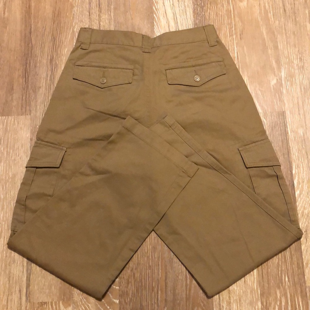 Old Navy Dark Khaki Cargo Pants - Picture 2 of 2